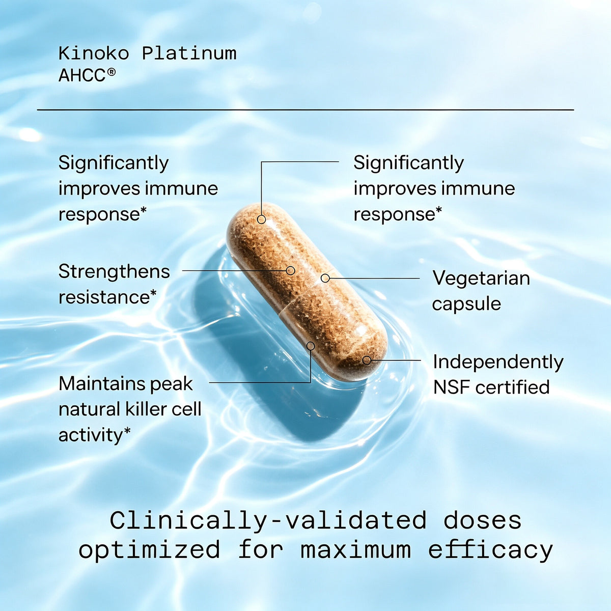 AHCC® Platinum - Kinoko® Platinum